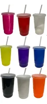 Comprar Vaso Reusable 150 Pzs Tapa Popote Bachelor 16oz Traslúcidos 
