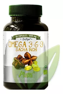 Sacha Inchi Orgánico Omega 3-6-9 1000 Mg | 60 Cápsulas Veget