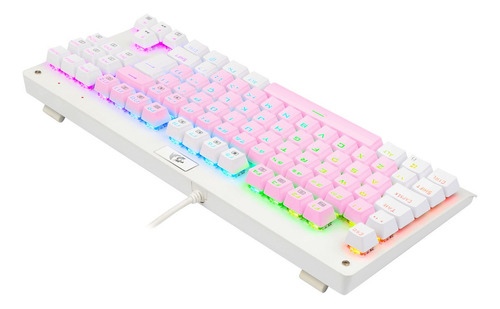 Redragon Dark Avenger Rgb Rosa E Branco Switch Azul