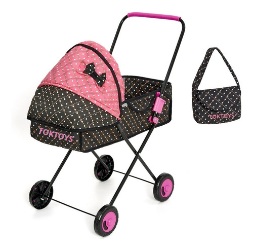 Imagem 7 de 8 de Carrinho De Boneca Reborn Berço Ninar Milano Xikiti +brinde