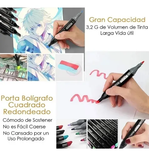 Rotuladores Artísticos Touchfive, Doble Punta, 40 Colores