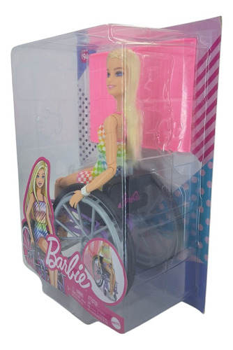 Barbie Fashionista Muñeca Silla De Ruedas (hjt13)