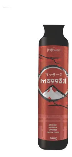 Gel Massaji Hot Flowers para Massagem Corporal Deslizante e Relax...