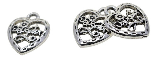 50 Piezas Colgantes De Plata Filigrana Para Fabricación De