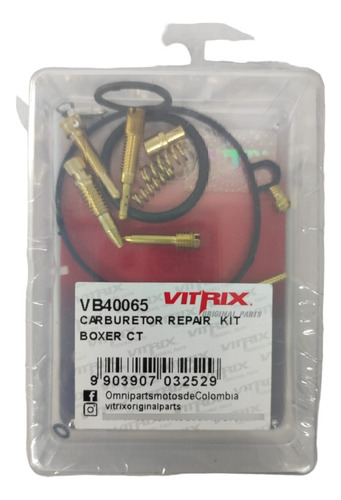 Kit Carburador Boxer100 Ct Vitrix