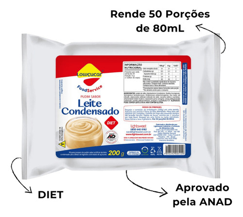 Mistura Pudim Diet Lowçucar 200g Sabores Variados Kit Com 10