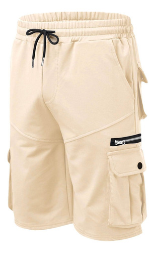 Bermudas Para Hombre, Pantalones Cortos Gris, Large