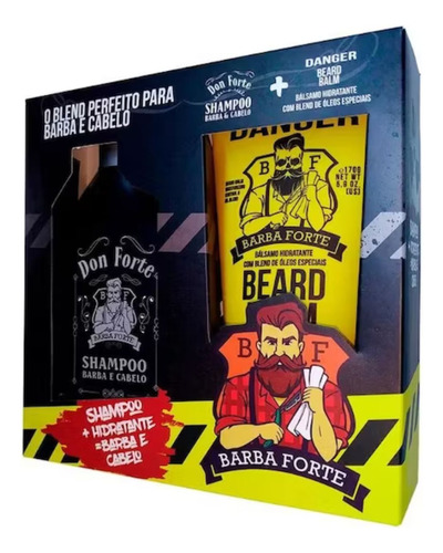 Combo Shampoo Don Juan + Bálsamo Danger Barba Forte