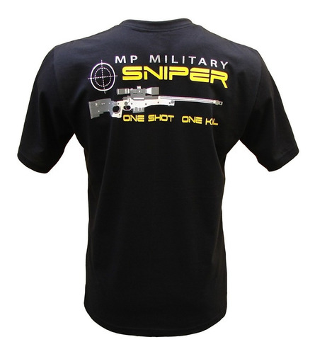 Camiseta Sniper One Shot One Kill Tam. P