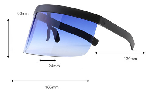 Nuevas Gafas De Sol Supergrandes, Gafas De Sol Antimiradas,