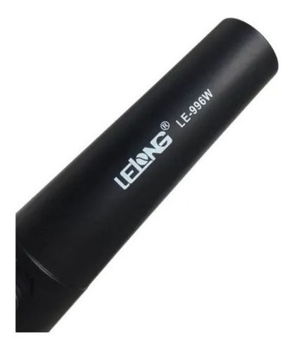 Microfone Wireless Sem Fio Lelong Le-996w Karaokê