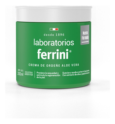 Ferrini Crema Ordeñe Aloe Vera X 200ml.