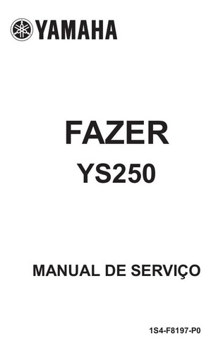 Manual Mecanica E Eletrica Completo Yamaha Fazer250 09*