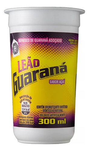 Chá Matte Leão 300ml Guaraná Power Açaí Copo - 6 Unidades