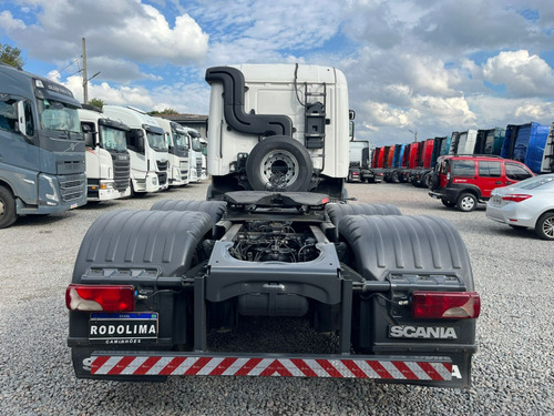 Caminhão Scania R 440 6x2 Truck 2018 Branco R 450 R450 R440