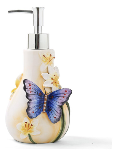 Juego De Accesorios De Baño De Cerámica De Mariposa Bailarin