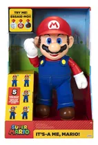 Comprar Nintendo Super Mario Its A Me Mario Figura Interactiva 30 Cm