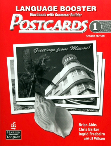 Livro Postcards 1 Language Booster 2E, de Brian Abbs. Editora Pearson, capa mole em inglês