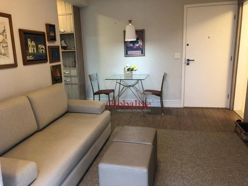 Imagem 3 de 20 de Apartamento Com 1 Dormitório À Venda, 49 M² Por R$ 580.000 - Vila Rica - Santos/sp - Ap1166