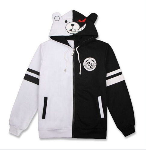 Dangan Ronpa Monokuma De Vuelta Y And Wite Bearr Hoojie