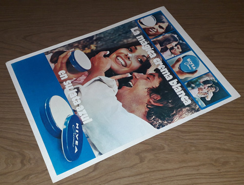 P396 Clipping Publicidad Cremas Nivea Año 1975 (Usado)