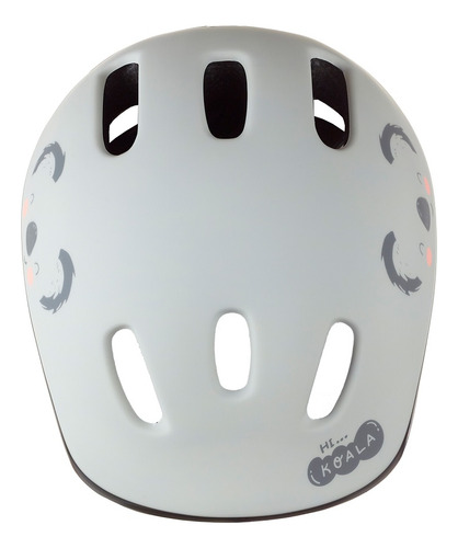 Casco Bici Para Bebe Xxs 44-48cm Kohala Gris Mate Polisport