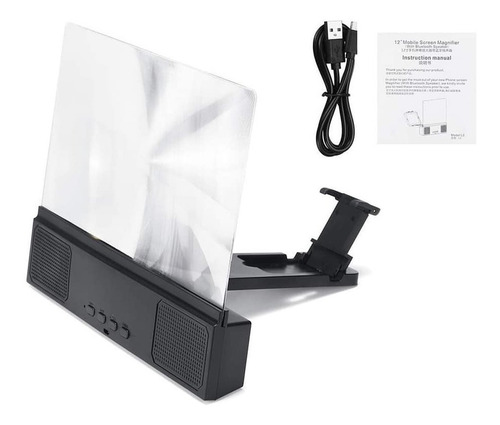Amplificador Portátil De Pantalla De Teléfono 12p Con Audio!