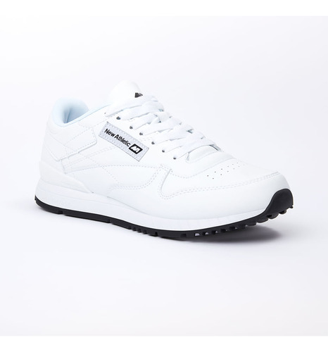 Zapatillas New Athletic Tennis Forrest08 Blanco Con Negro Pa