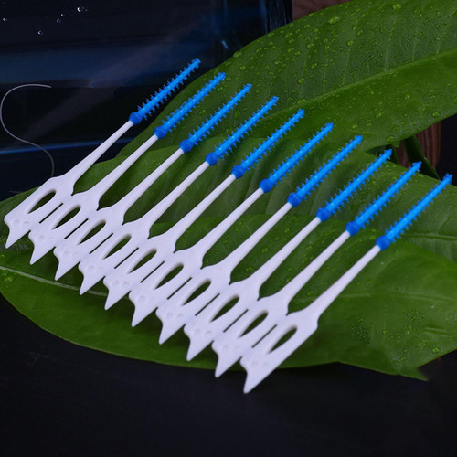 Nuevo Palillos De Dientes Cabezal De Hilo Limpiador Oral