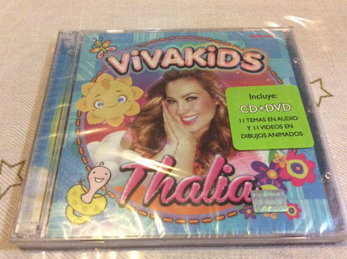 Cd Thalía Viva Kids Cd+dvd