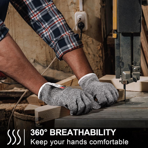 Xuhal 20 Pares De Guantes Resistentes A Los Cortes, Protecci