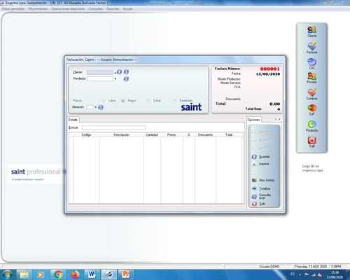 Sistema Administrativo Facturación Ventas Inventario Saint 5