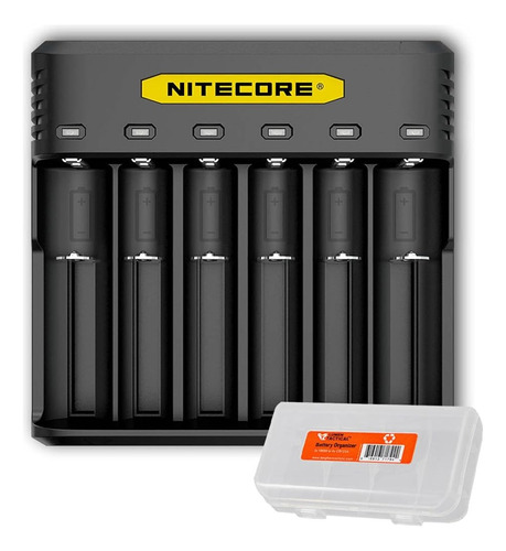 Nitecore Q6 Six Slot 2a Universal Li-ion / Imr Cargador De B
