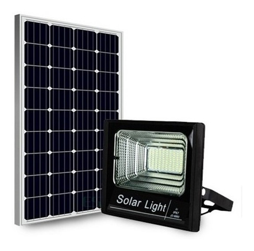 Reflector Lampara Led Con Panel Solar 40w Con Control Ip67