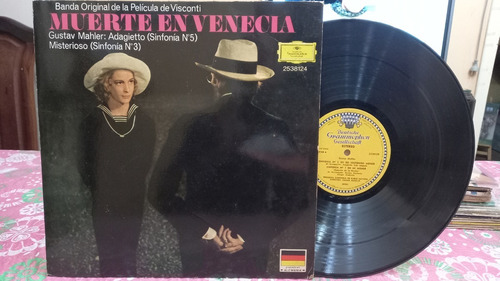 Muerte En Venecia Banda De Sonido Del Film Lp Vinilo Ex+