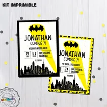 Comprar Invitación Digital Cumpleaños Batman