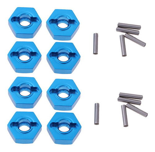 Mrwj 8 X Rc Car Tuerca Hexagonal Rueda Adaptador De Rueda
