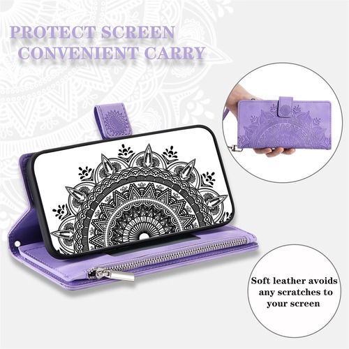 Funda Tipo Cartera Con Cremallera For Motorola G82 G72 G62