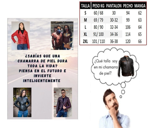 Imagen 5 de 5 de Chamarra Casual De Cuero Caballero