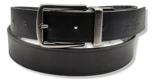 Cinturón Coach Reversible Doble Vista Unisex Troquelado