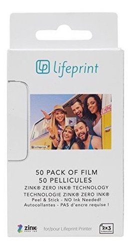 Lifeprint, Paquete De 50 Peliculas Para Impresoras Fotografi