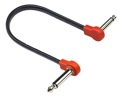 Cable De Guitarra Para Efectos De Pedalera, Cable 30cm Rojo