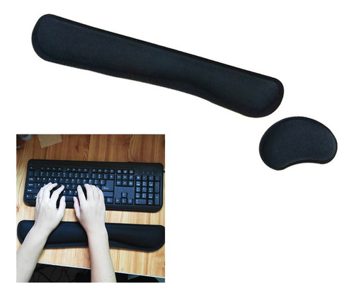 Cojín Ergonómico For Teclado, Reposamuñecas, Ratón