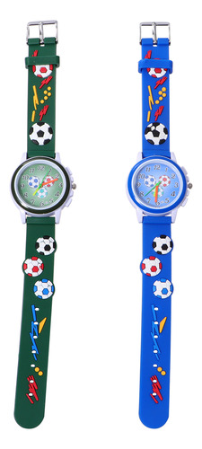 Reloj De Pulsera Con Estampado De Dibujos Animados En 3d, Bo