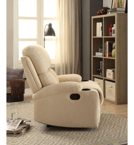 Sillón Reposet Reclinable Manual De Tela Contemporáneo Rosia