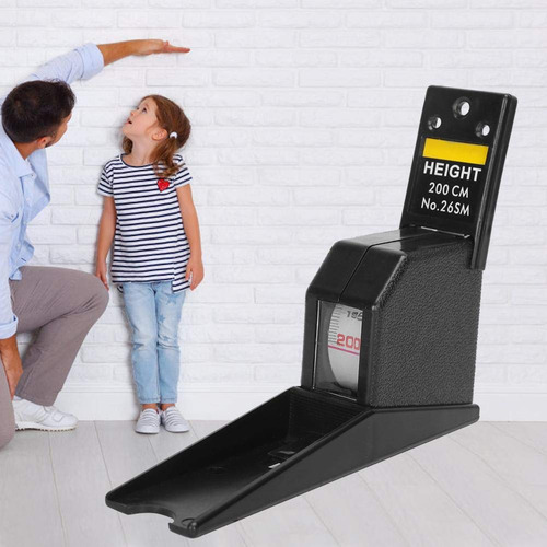 Cinta Métrica Hilitand 2 Metros Retráctil Altura Negro