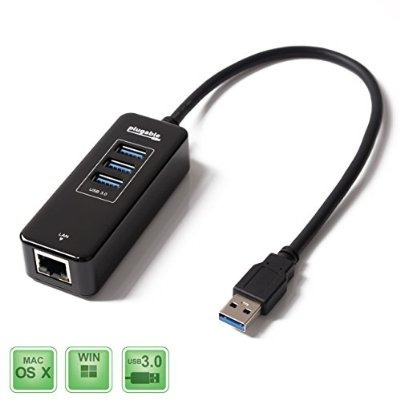 Enchufable Usb 3-port Hub 3.0 Con Una Función De Adaptador D