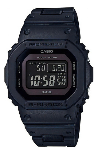 Relógio Casio G-shock Solar Masculino Gw-b5600bc-1bdr + Cor Da Correia Preto Cor Do Bisel Preto Cor Do Fundo Preto