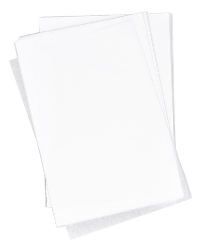 Papel De Calco Para Manualidades, 250 Hojas, Color Blanco Tr