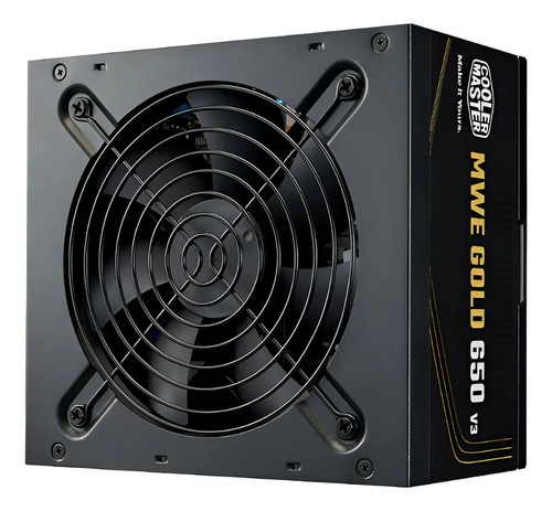Fonte Cooler Master Mwe Gold 650 V3, 650w, Atx 3.1, 80 Plus Preto
